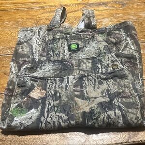 John Deere Green and Brown Camouflage Bib Overalls